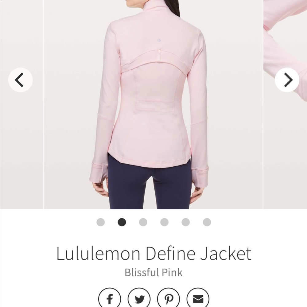 Like new rare pink define jacket